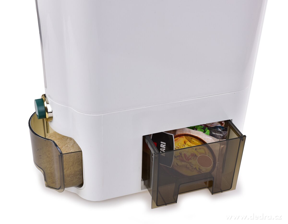 GOURMET, 8 kg, dávkovač sypkých potravin s okénkem & zásuvkami – náhled 6 | Grand Móda