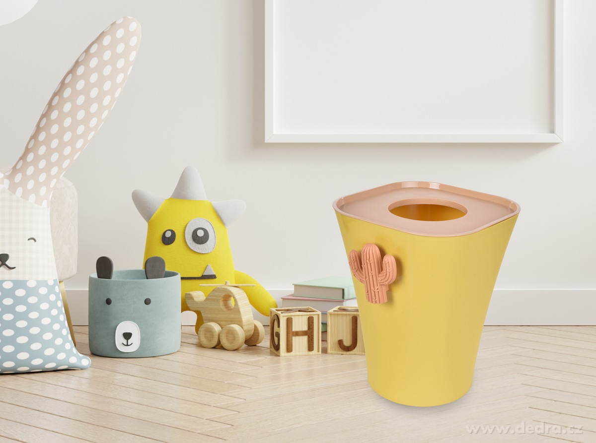 9 l stylov├Ż odpadkov├Ż ko┼í CACTUS - obr├ízek 3 | Ko┼íe na odpad | Grand M├│da