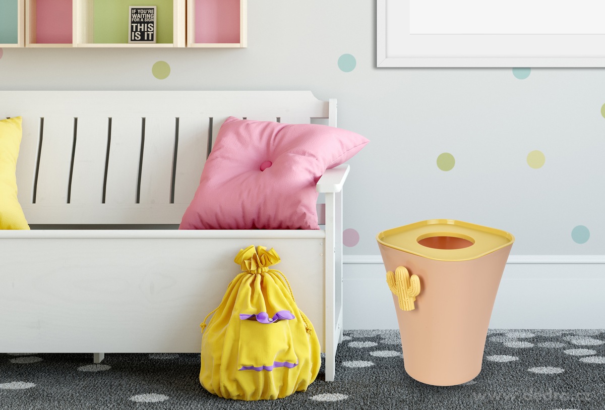 9 l stylov├Ż odpadkov├Ż ko┼í CACTUS - obr├ízek 3 | Ko┼íe na odpad | Grand M├│da