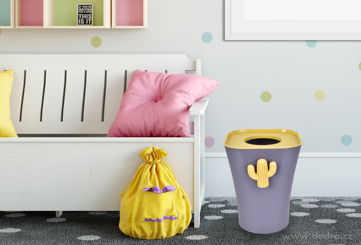 9 l stylov├Ż odpadkov├Ż ko┼í CACTUS - obr├ízek 3 | Ko┼íe na odpad | Grand M├│da