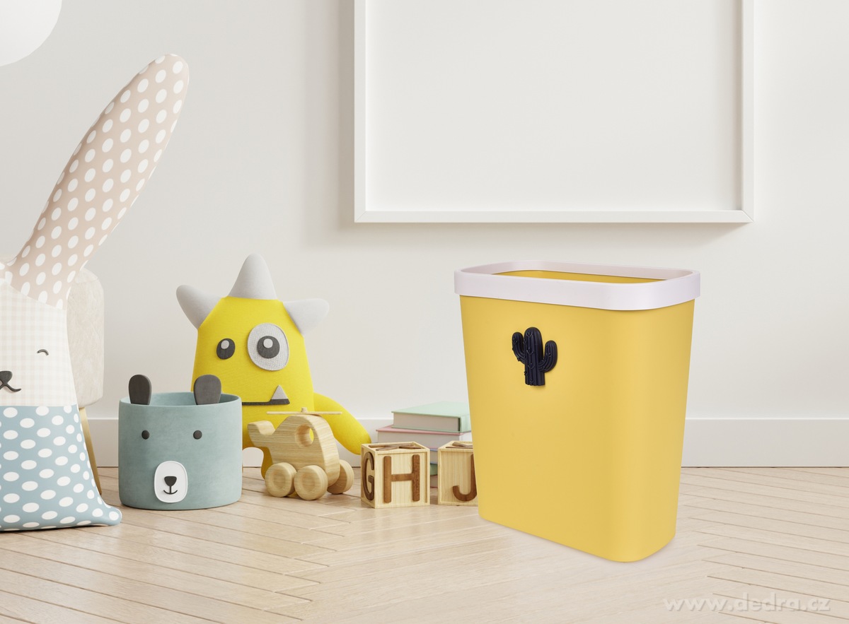 8,5 l stylov├Ż odpadkov├Ż ko┼í CACTUS - obr├ízek 3 | Ko┼íe na odpad | Grand M├│da