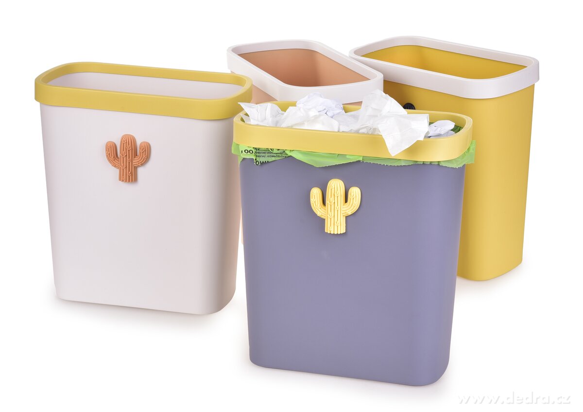 8,5 l stylov├Ż odpadkov├Ż ko┼í CACTUS - obr├ízek 4 | Ko┼íe na odpad | Grand M├│da