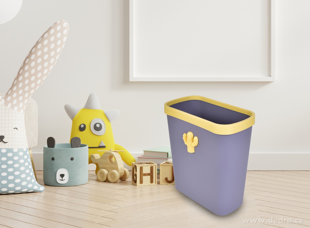 8,5 l stylov├Ż odpadkov├Ż ko┼í CACTUS - obr├ízek 3 | Ko┼íe na odpad | Grand M├│da