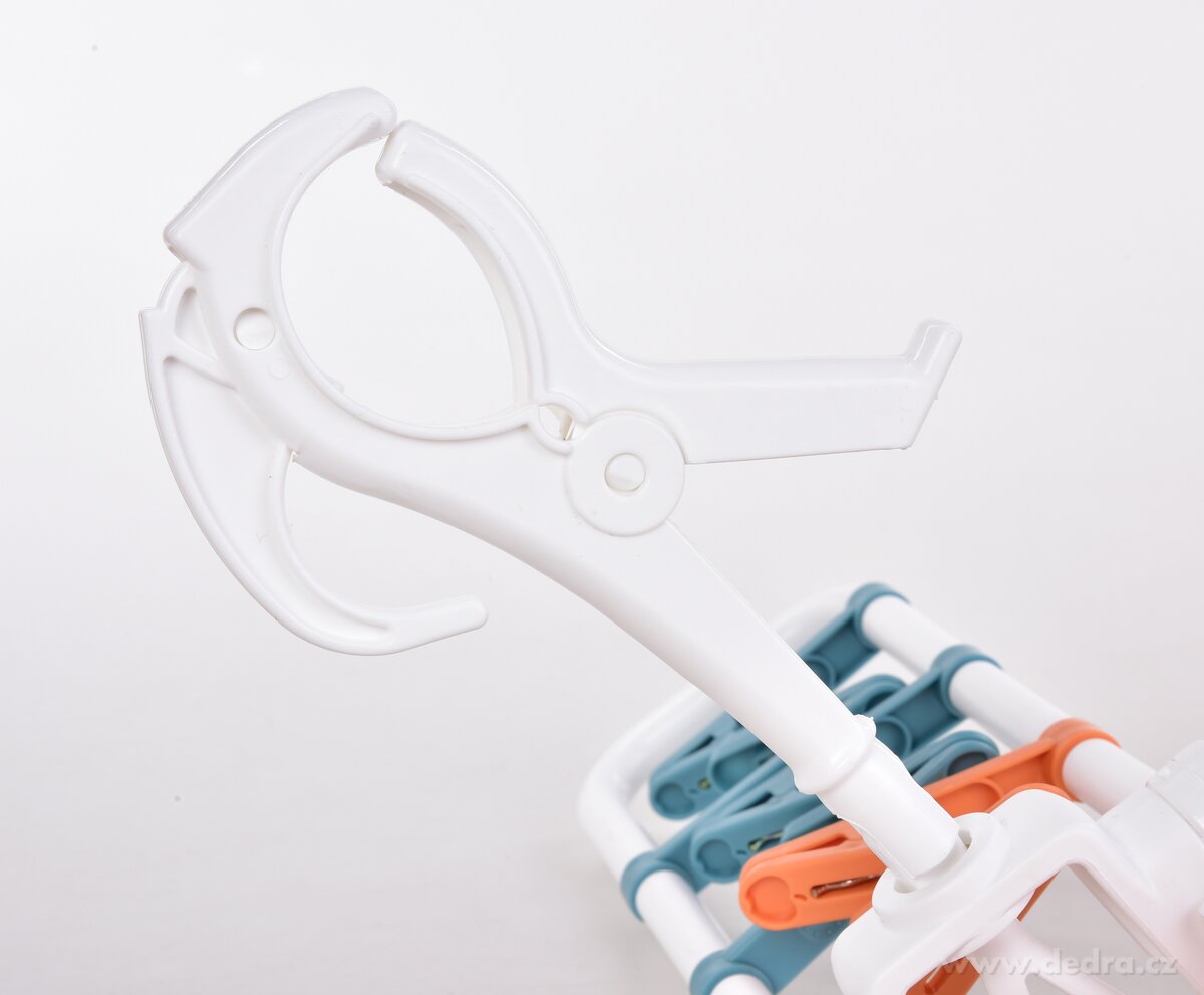 KOLÍČKOVNÍK, skládací věšák s 12 barevnými kolíčky na prádlo – náhled 4 | Grand Móda