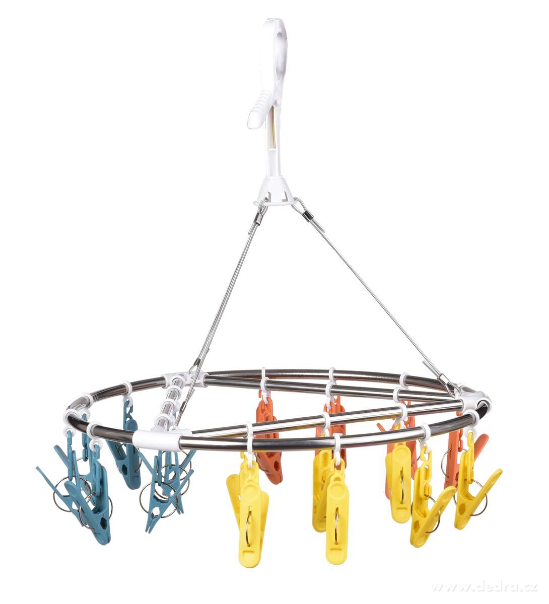 KOLÍČKOVNÍK, otočný kulatý kolotoč s 21 barevnými kolíčky