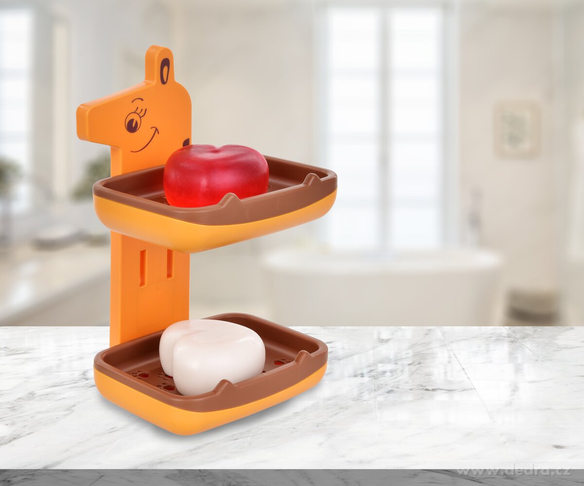 Dvojitý stojan na mýdlo ŽIRAFA – náhled 3 | Grand Móda