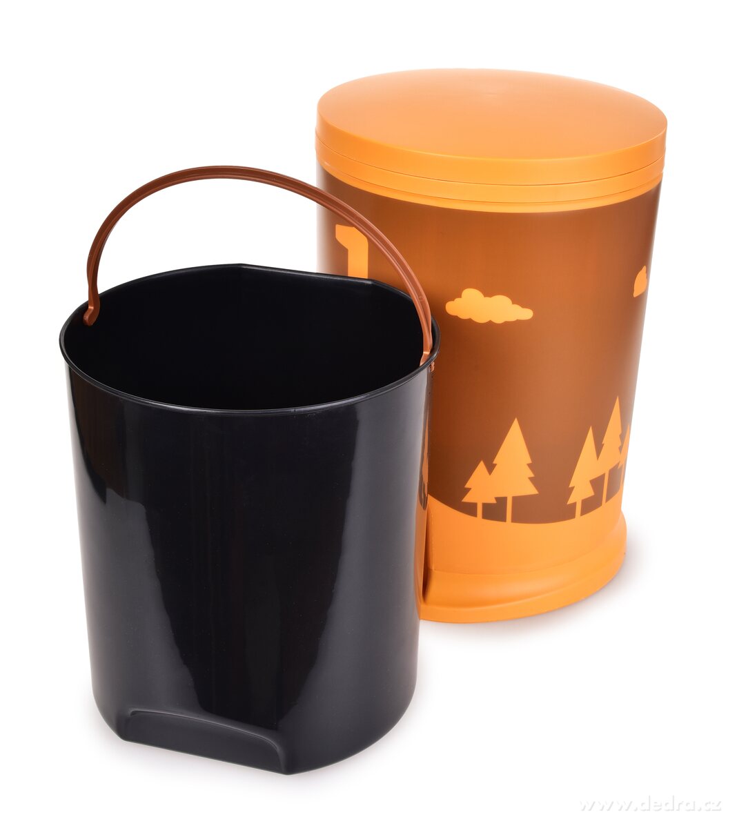 8 l nášlapný odpadkový koš ŽIRAFA – náhled 2 | Grand Móda