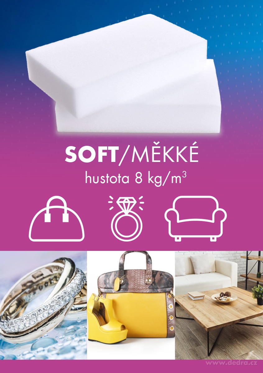 NANOX®, 2 ks měkké nanohoubičky SOFT na úklid, šetrné čištění bez chemie | Prachovky, houbičky a utďrky | Grand Móda