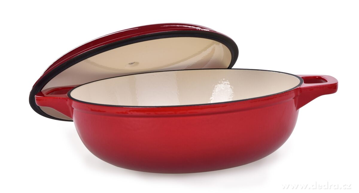 MASSIVE, litinový kulatý hrnec s poklicí, CASSEROLE, 4, 5 L – náhled 3 | Grand Móda