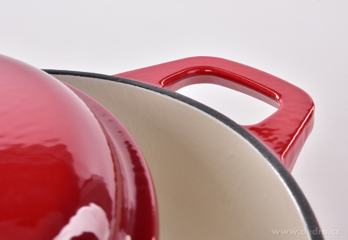 MASSIVE, litinový kulatý hrnec s poklicí, CASSEROLE, 4, 5 L – náhled 5 | Grand Móda