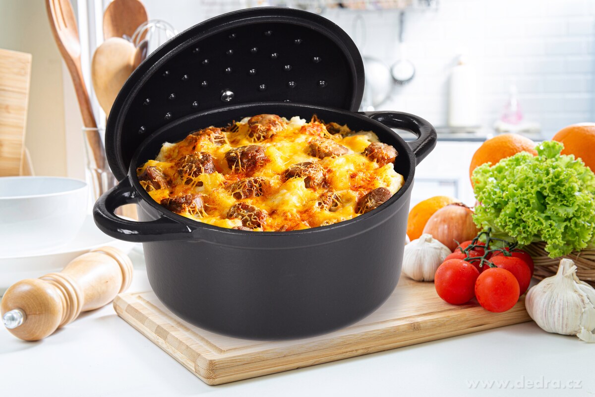 MASSIVE, litinový hrnec se samopodlévací poklicí, 2, 5 L – náhled 2 | Grand Móda