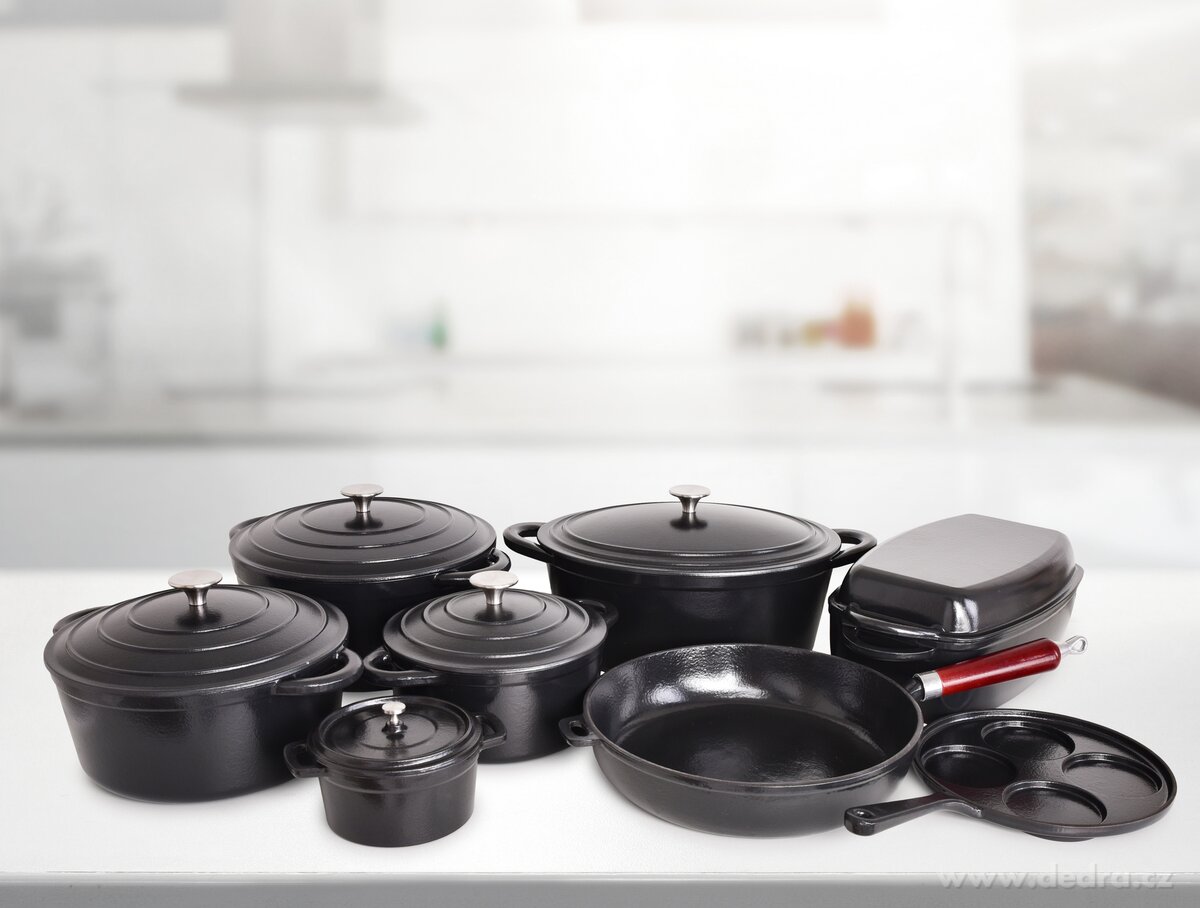 MASSIVE, litinový kulatý hrnec se samopodlévací poklicí, CASSEROLE, 4, 5 L – náhled 3 | Grand Móda