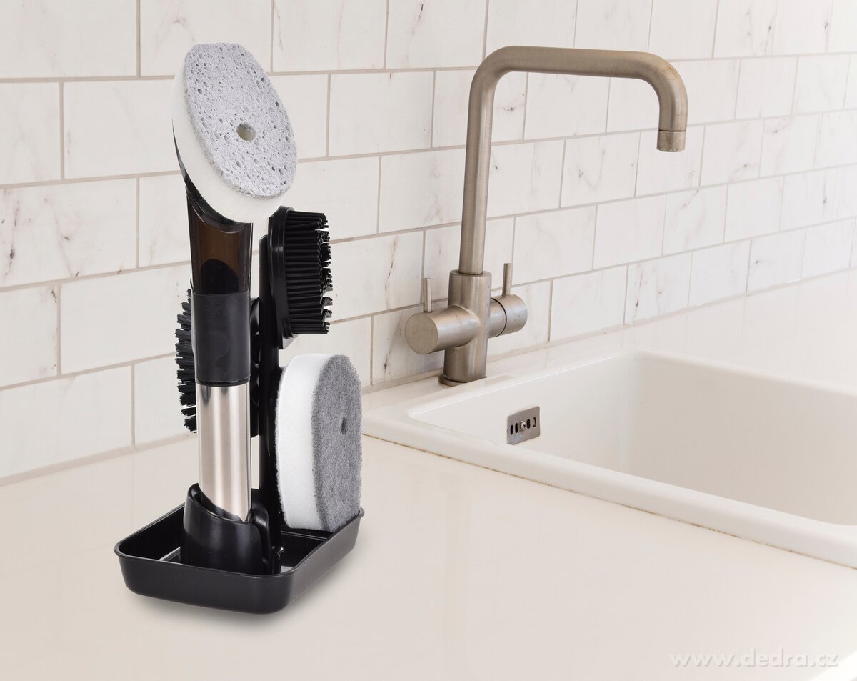 PĚNOKARTÁČ AQUATIX®, 4v1 set kartáčů a houbiček s dávkovačem – náhled 5 | Grand Móda