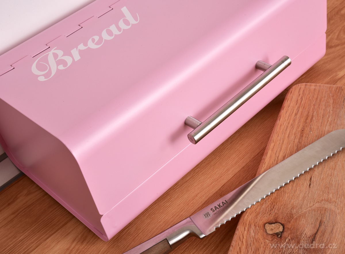 GOURMET, kovový chlebník s otevíracím víkem – náhled 5 | Grand Móda