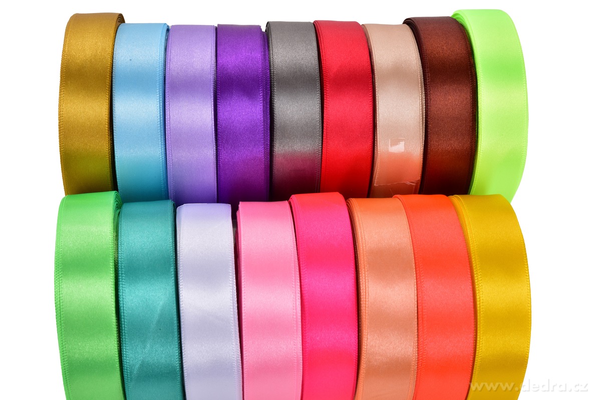 CREATIVE, Saténová stuha 2 cm × 22 m, lesklá dekorativní stuha na balení a tvoření – náhled 2 | Grand Móda
