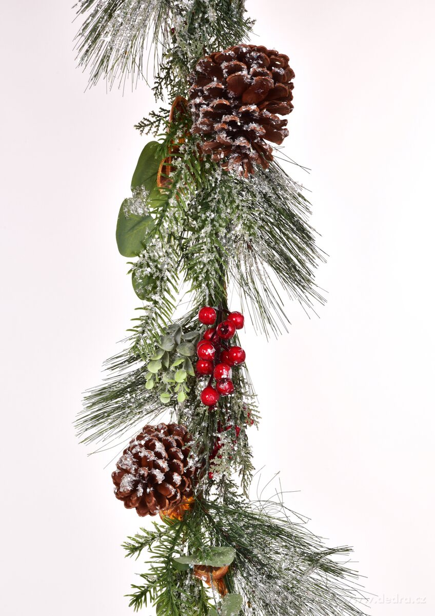 ZIMNÍ LES, vánoční girlanda XXL, 150 cm – náhled 2 | Grand Móda