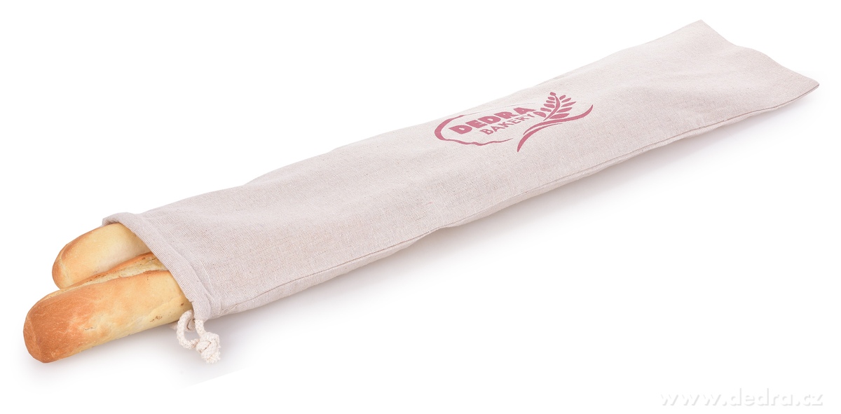 GoEco┬« | bavln─Ťno-konopn├Ż s├í─Źek na bagety | 14 ├Ś 65 cm - obr├ízek 4 | Pe─Źen├ş a pod├ív├ín├ş chleba | Grand M├│da