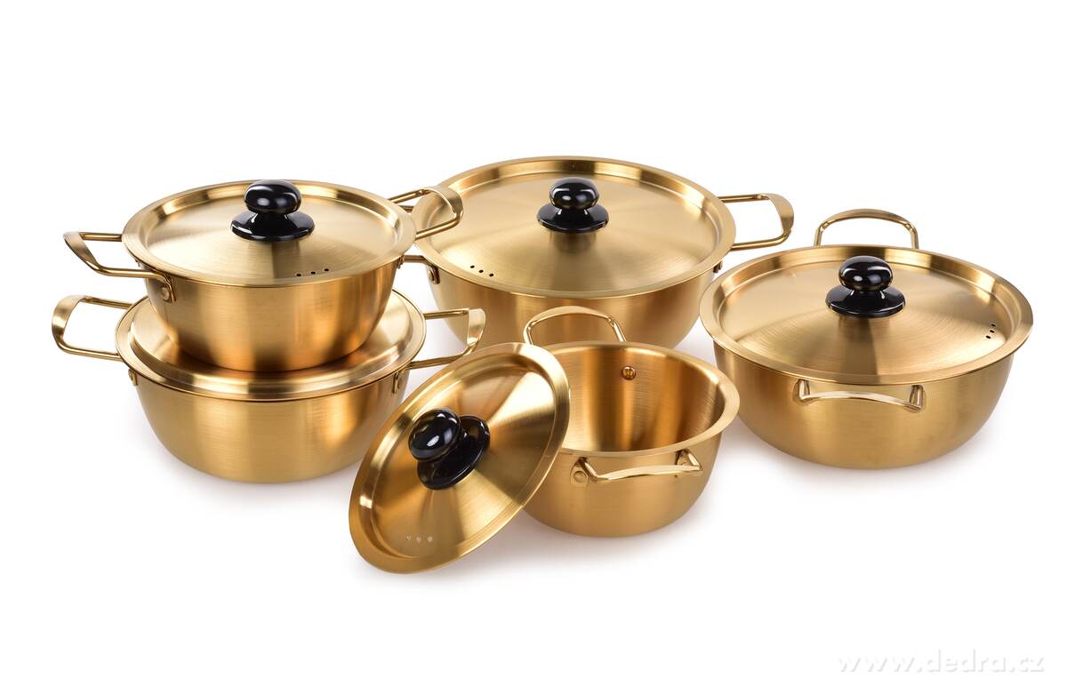 3500 ml rychloohřevný hrnec s poklicí EXPRES GOLD – náhled 4 | Grand Móda