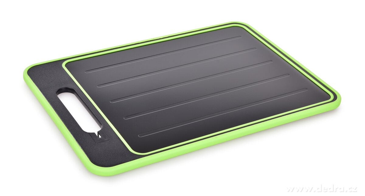 GOURMET, 4v1 prkénko s rozmrazovací plochou, brouskem a mini struhadlem na česnek, protiskluzový okraj | Nože, nůžky a prkénka | Grand Móda