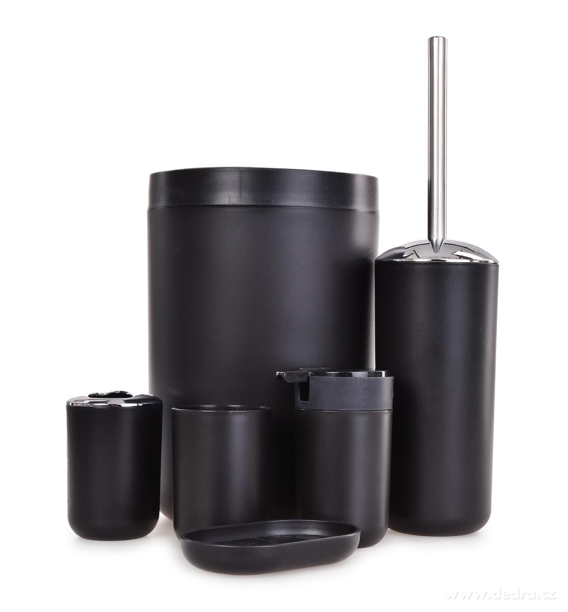 SPA, sada koupelnových doplňků, 6 dílů, černý + chrom – náhled 2 | Grand Móda