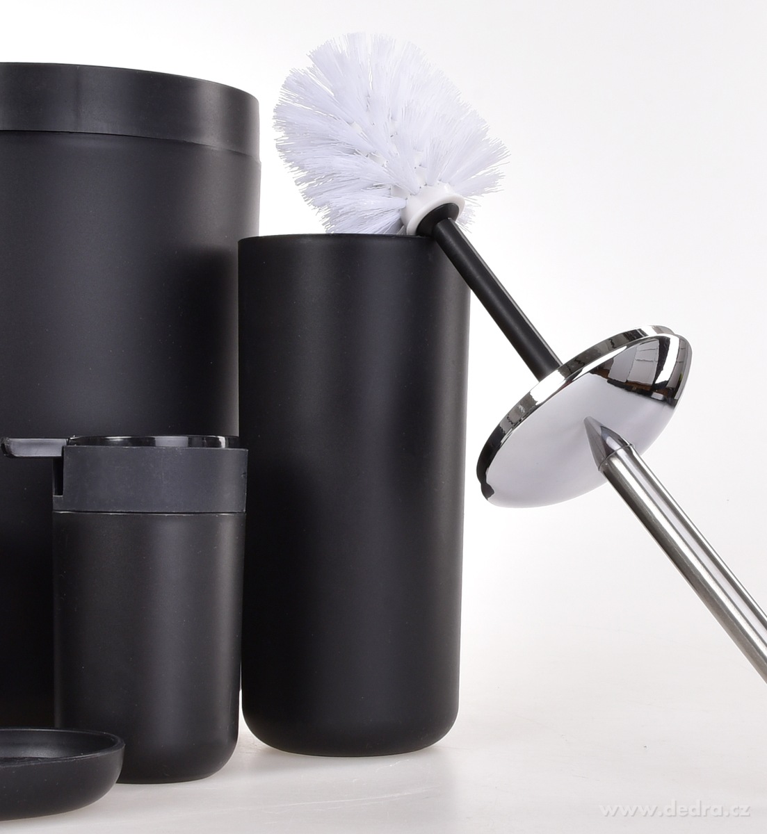 SPA, sada koupelnových doplňků, 6 dílů, černý + chrom – náhled 4 | Grand Móda