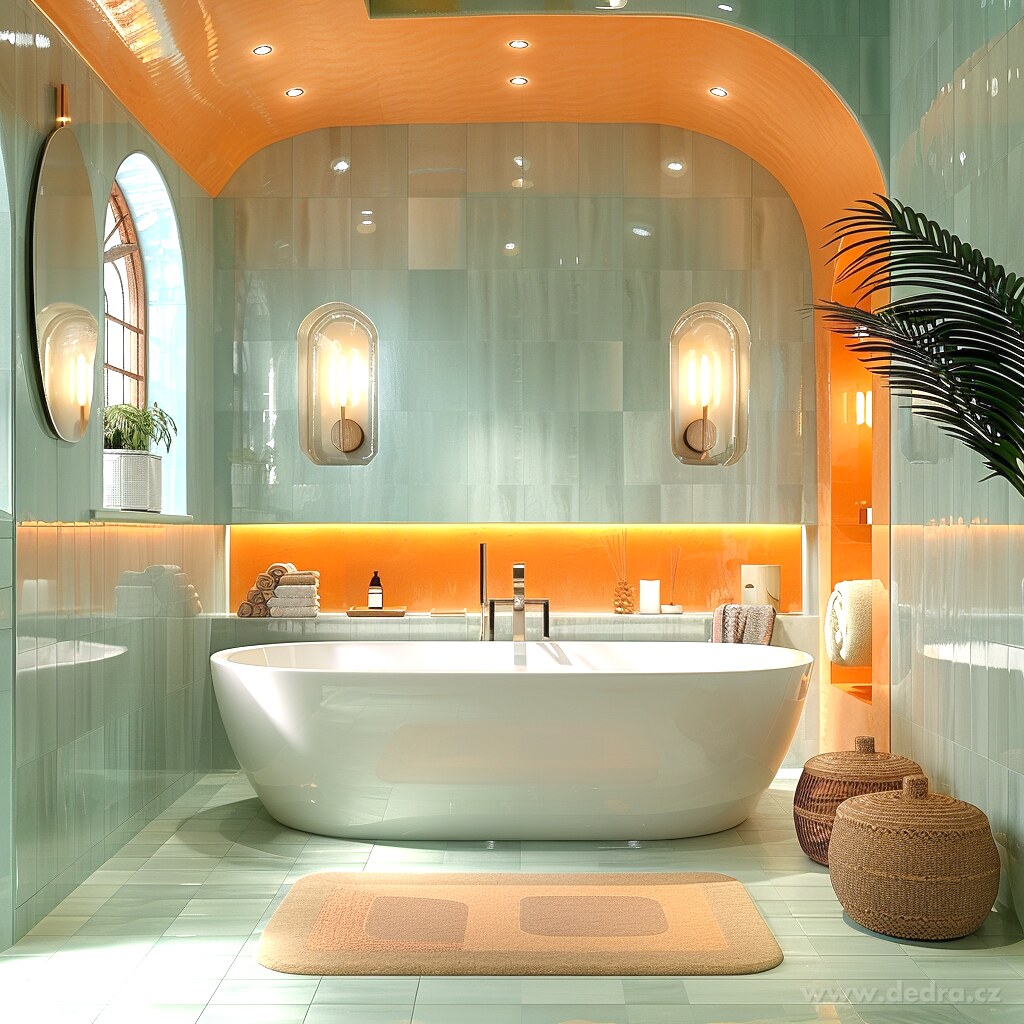 SPA, Koupelnový závěs se 12 kroužky, nepropustný, 180 × 180 cm, mintový – náhled 4 | Grand Móda