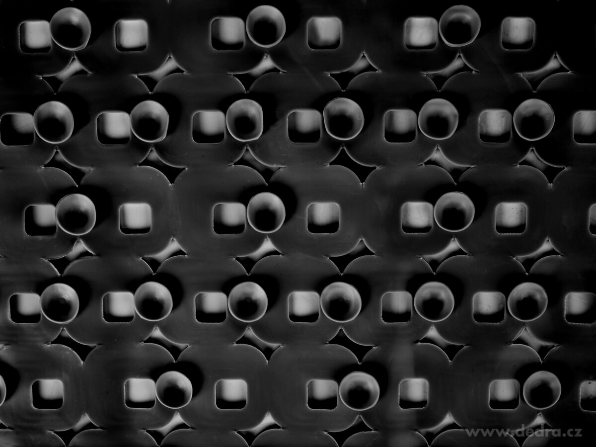 SPA, protiskluzová podložka do vany & sprchy, černá, 70 × 39 cm – náhled 5 | Grand Móda