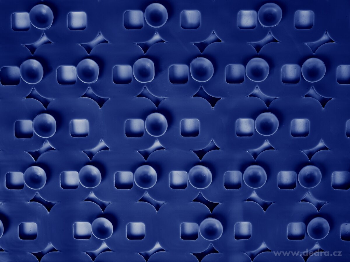 SPA, protiskluzová podložka do vany & sprchy, modrá, 70 × 39 cm – náhled 5 | Grand Móda