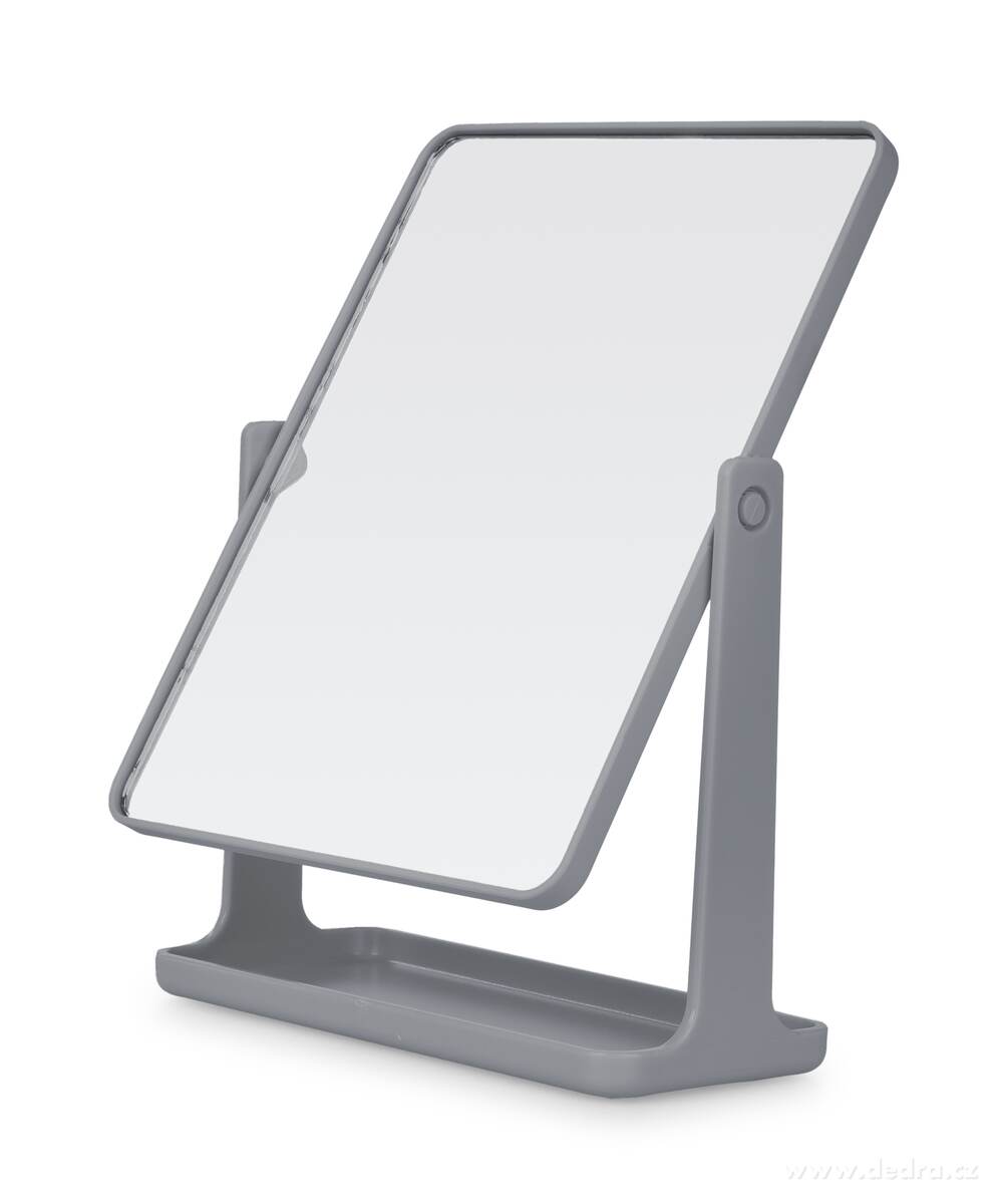 BEAUTY | 360┬░ oto─Źn├ę kosmetick├ę zrcadlo | na stojanu | elegantn├ş pomocn├şk pro l├ş─Źen├ş | ┼íed├ę - hlavn├ş obr├ízek | L├ş─Źen├ş a make up | Grand M├│da