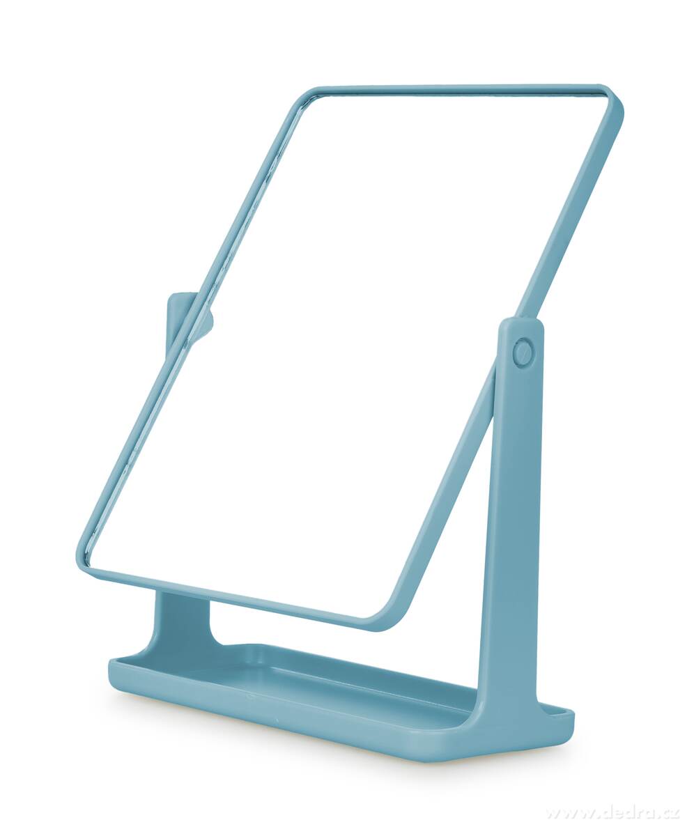 BEAUTY, 360° otočné kosmetické zrcadlo, na stojanu, elegantní pomocník pro líčení, pastelově modré | Líčení a make up | Grand Móda