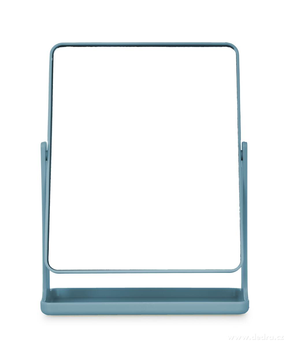 BEAUTY, 360° otočné kosmetické zrcadlo, na stojanu, elegantní pomocník pro líčení, pastelově modré – náhled 2 | Grand Móda