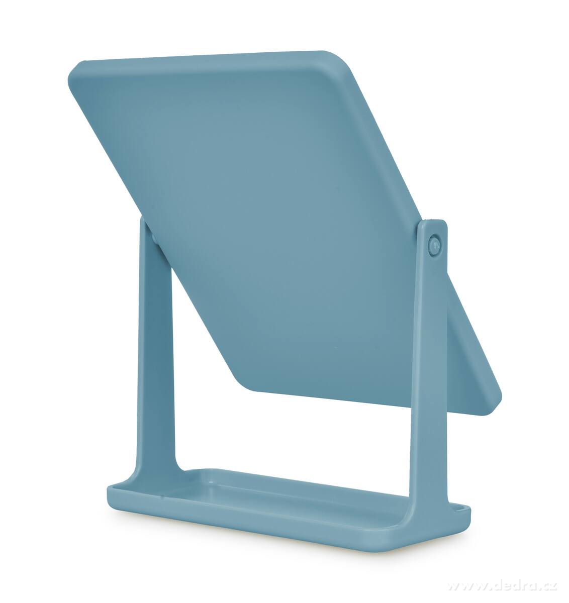 BEAUTY, 360° otočné kosmetické zrcadlo, na stojanu, elegantní pomocník pro líčení, pastelově modré – náhled 4 | Grand Móda