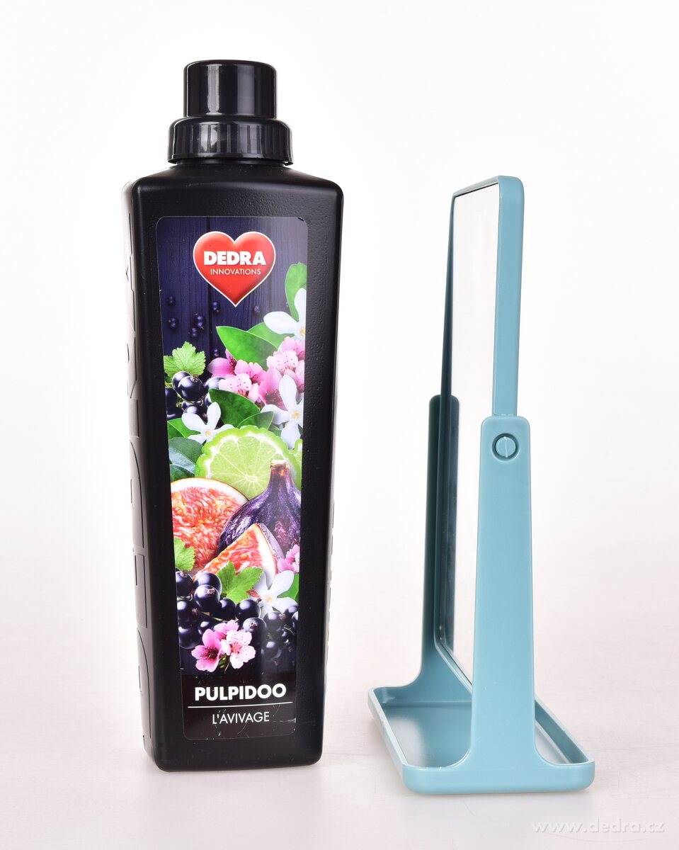 BEAUTY, 360° otočné kosmetické zrcadlo, na stojanu, elegantní pomocník pro líčení, pastelově modré – náhled 5 | Grand Móda