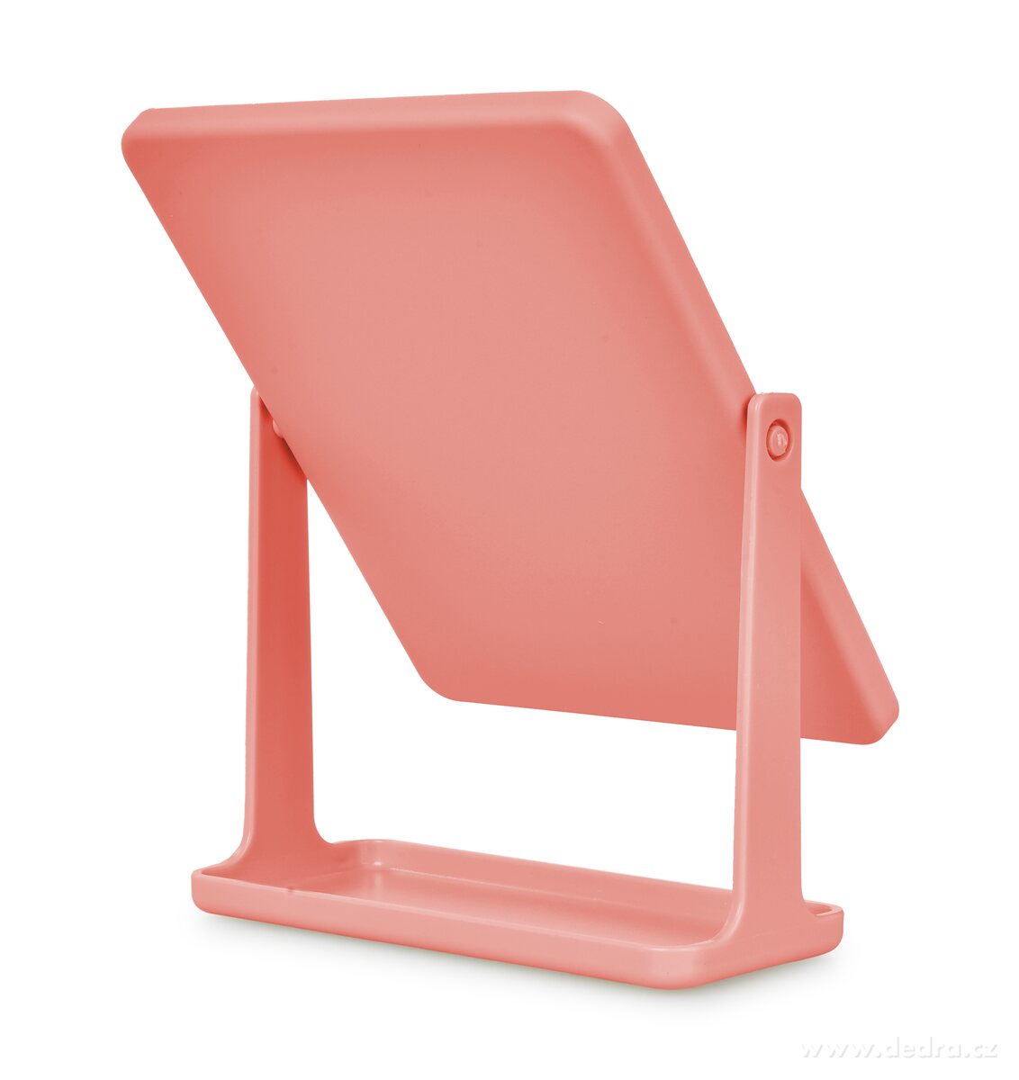 BEAUTY, 360° otočné kosmetické zrcadlo, na stojanu, elegantní pomocník pro líčení, lososové – náhled 4 | Grand Móda