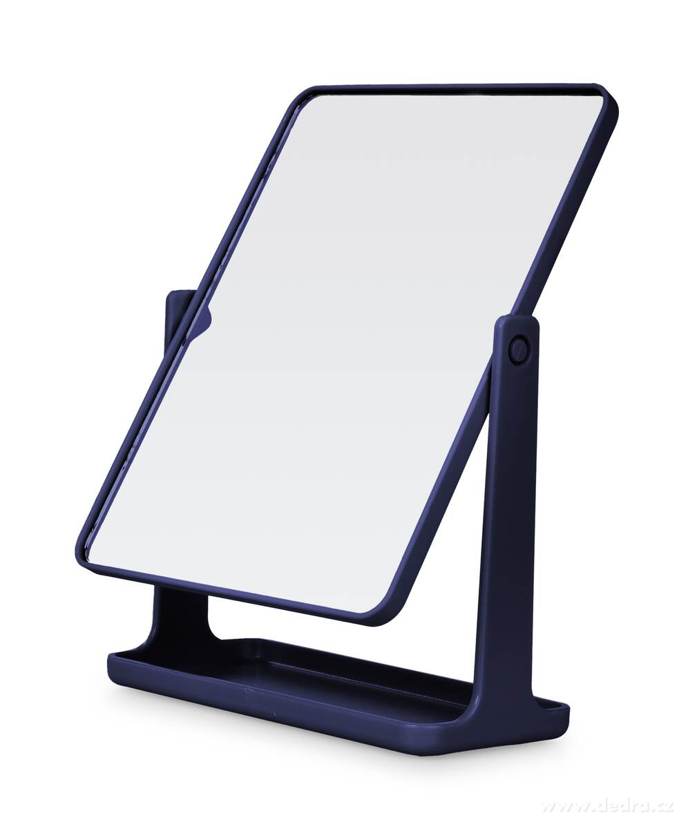 BEAUTY | 360┬░ oto─Źn├ę kosmetick├ę zrcadlo | na stojanu | elegantn├ş pomocn├şk pro l├ş─Źen├ş | tmav─Ť modr├ę - hlavn├ş obr├ízek | L├ş─Źen├ş a make up | Grand M├│da