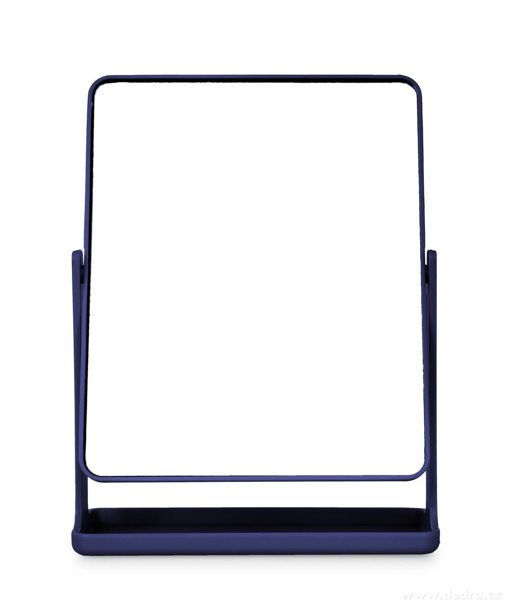 BEAUTY | 360┬░ oto─Źn├ę kosmetick├ę zrcadlo | na stojanu | elegantn├ş pomocn├şk pro l├ş─Źen├ş | tmav─Ť modr├ę - obr├ízek 2 | L├ş─Źen├ş a make up | Grand M├│da