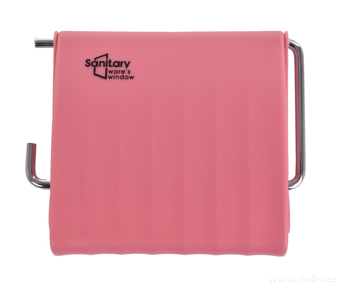 BATH | n├íst─Ťnn├Ż dr┼ż├ík na toaletn├ş pap├şr | kov + plast | samolepic├ş mont├í┼ż bez vrt├ín├ş | r┼»┼żov├Ż - obr├ízek 2 | Dr┼ż├íky pap├şru ­čž╗ | Grand M├│da