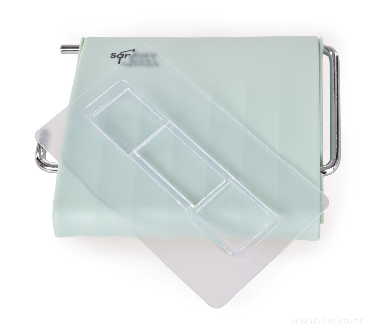 BATH | n├íst─Ťnn├Ż dr┼ż├ík na toaletn├ş pap├şr | kov + plast | samolepic├ş mont├í┼ż bez vrt├ín├ş | mintov├Ż - obr├ízek 3 | Dr┼ż├íky pap├şru ­čž╗ | Grand M├│da