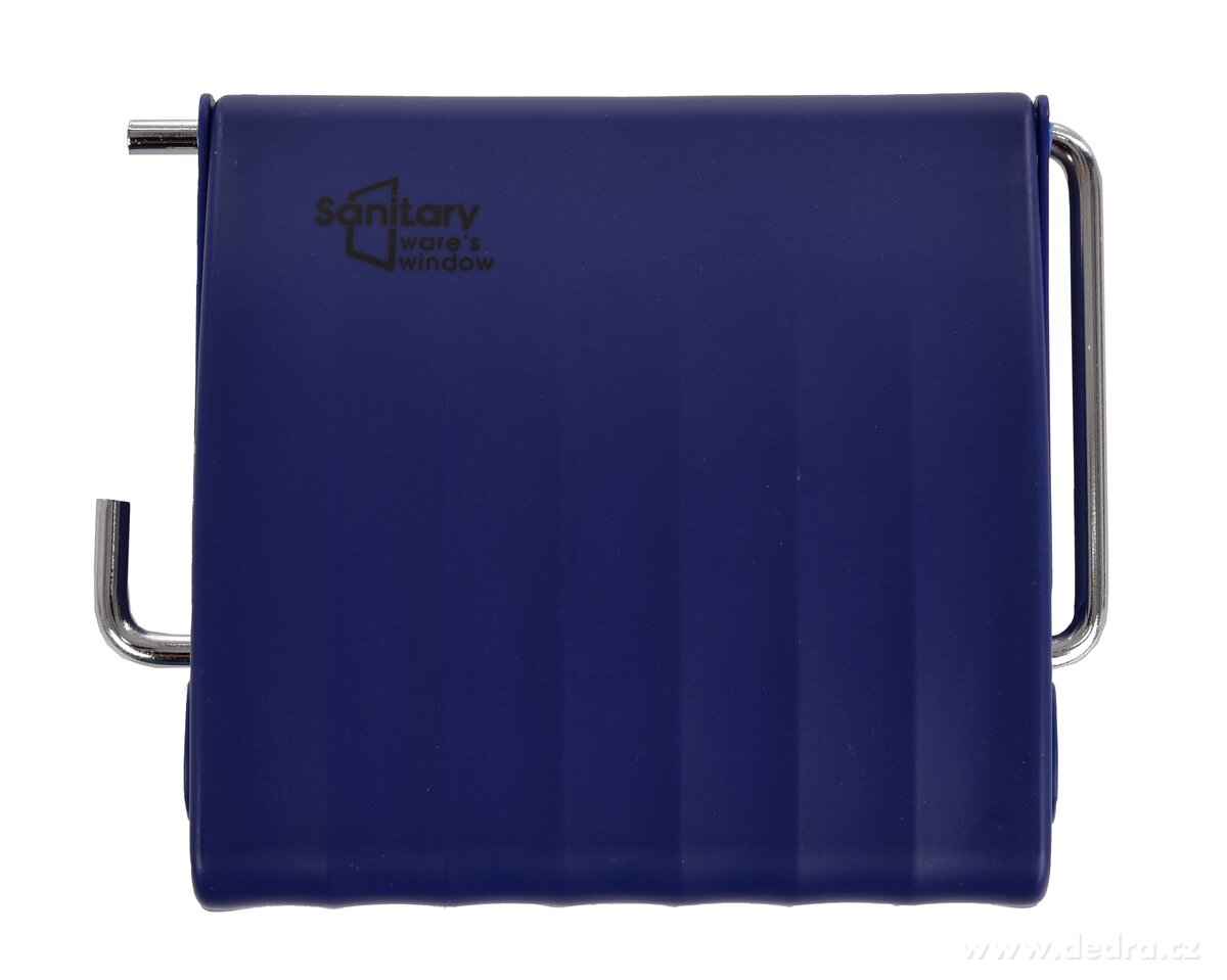 BATH | n├íst─Ťnn├Ż dr┼ż├ík na toaletn├ş pap├şr | kov + plast | samolepic├ş mont├í┼ż bez vrt├ín├ş | tmav─Ť modr├Ż - obr├ízek 2 | Dr┼ż├íky pap├şru ­čž╗ | Grand M├│da