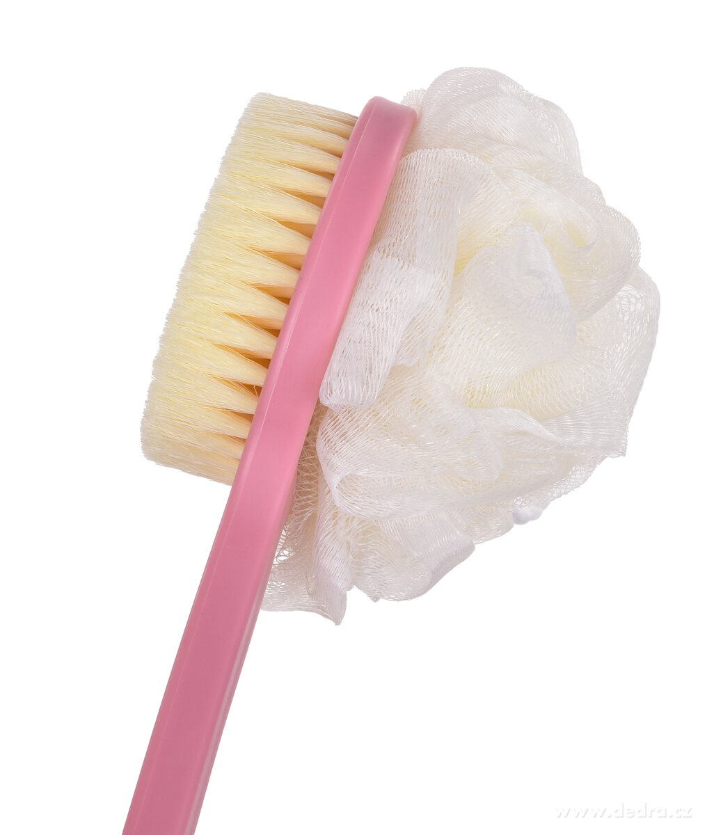 SPA | 2v1 kart├í─Ź + puff na myt├ş zad | oboustrann├Ż | dlouh├í rukoje┼ą 37 cm | r┼»┼żov├Ż - obr├ízek 2 | Kart├í─Źe a puffy na z├ída | Grand M├│da