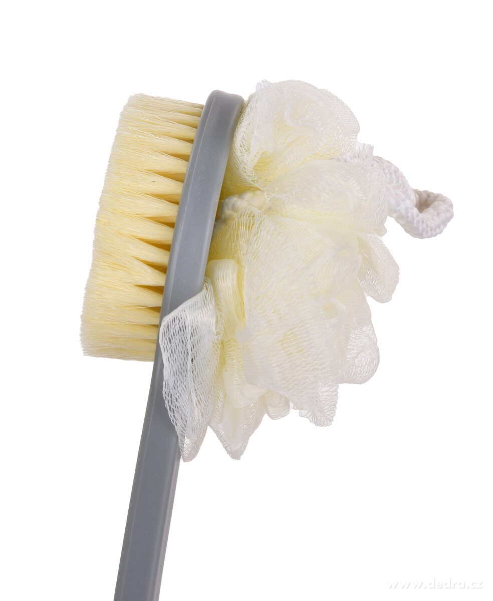 SPA | 2v1 kart├í─Ź + puff na myt├ş zad | oboustrann├Ż | dlouh├í rukoje┼ą 37 cm | ┼íed├Ż - obr├ízek 2 | Kart├í─Źe a puffy na z├ída | Grand M├│da