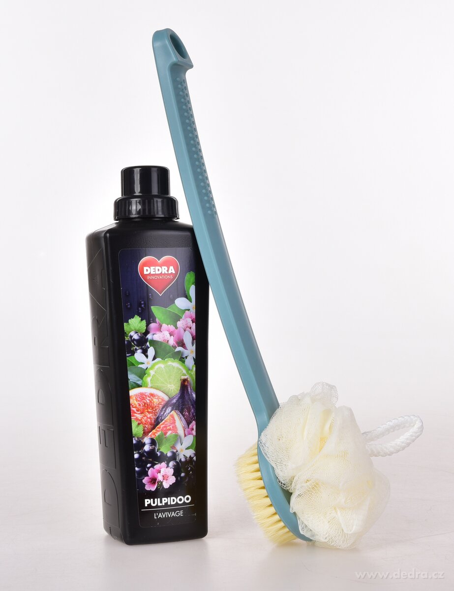 SPA | 2v1 kart├í─Ź + puff na myt├ş zad | oboustrann├Ż | dlouh├í rukoje┼ą 37 cm | pastelov─Ť modr├Ż - obr├ízek 4 | Koupelnov├ę dopl┼łky ­čŤü | Grand M├│da