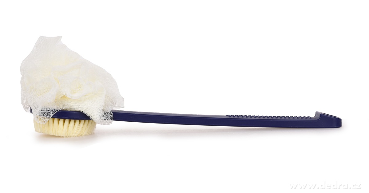 SPA | 2v1 kart├í─Ź + puff na myt├ş zad | oboustrann├Ż | dlouh├í rukoje┼ą 37 cm | tmav─Ť modr├Ż - hlavn├ş obr├ízek | Kart├í─Źe a puffy na z├ída | Grand M├│da