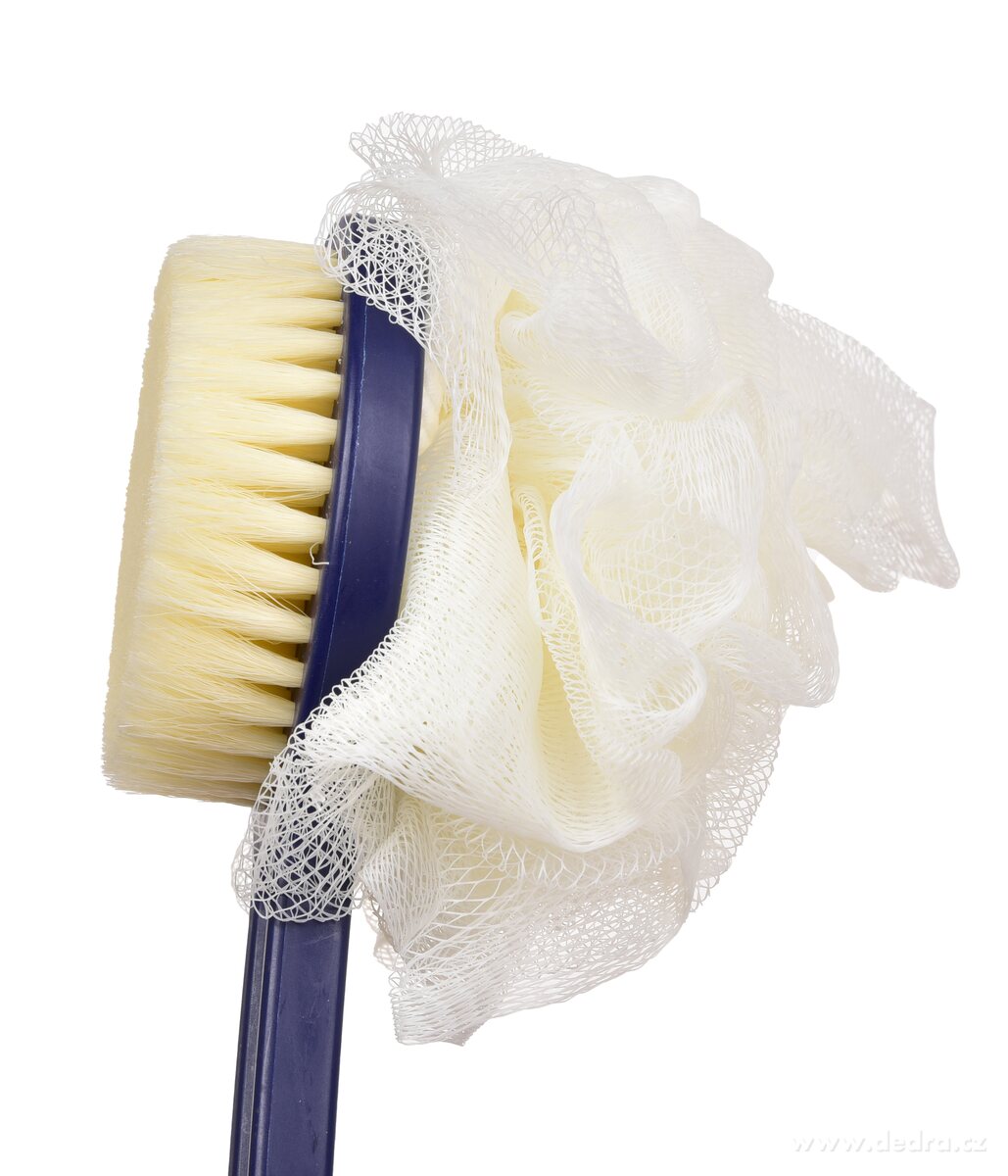 SPA | 2v1 kart├í─Ź + puff na myt├ş zad | oboustrann├Ż | dlouh├í rukoje┼ą 37 cm | tmav─Ť modr├Ż - obr├ízek 2 | Kart├í─Źe a puffy na z├ída | Grand M├│da