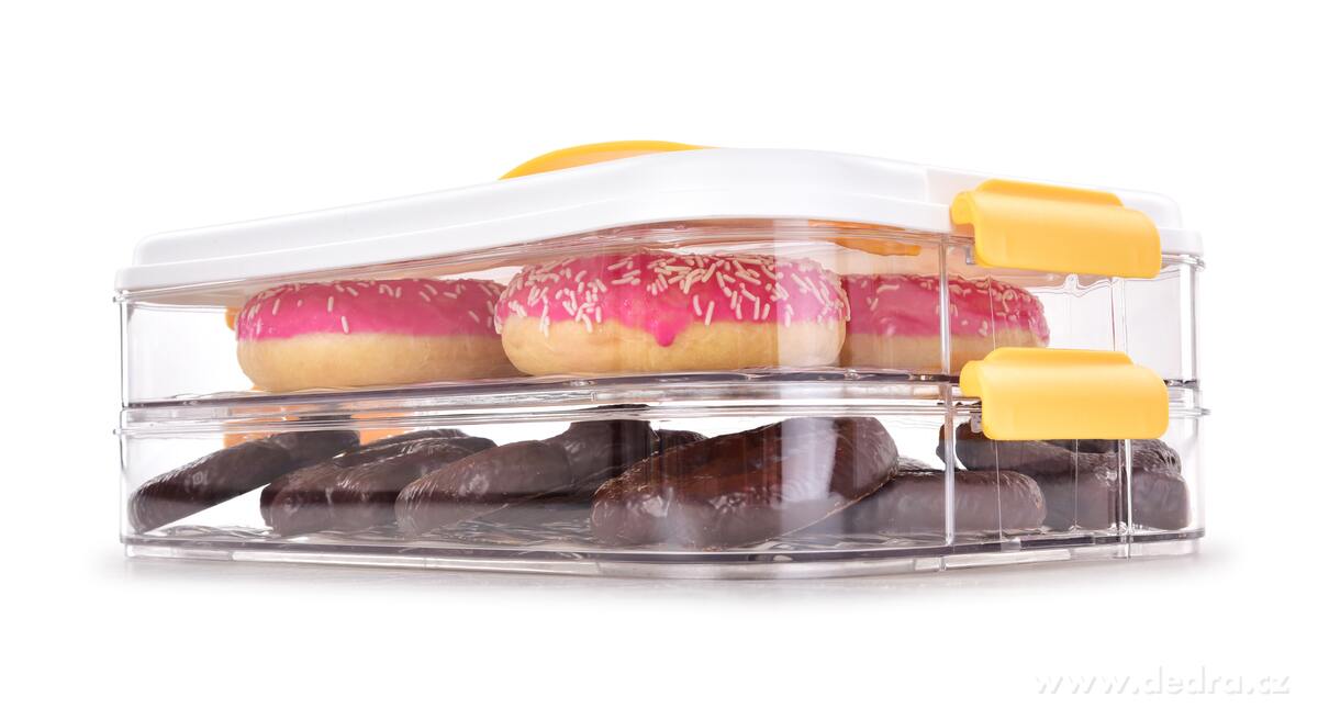 BUCHTONO┼á CVAK&CVAK | dvoupatrov├Ż box na cukrov├ş, chleb├ş─Źky a potraviny | 2 ├Ś 2ÔÇ»L - obr├ízek 2 | Krabice na cukrov├ş | Grand M├│da