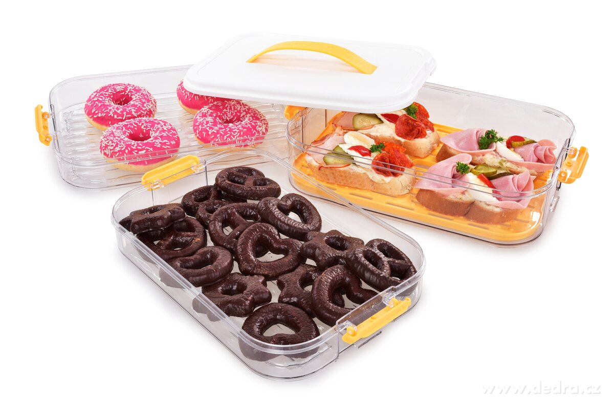 BUCHTONO┼á CVAK&CVAK | t┼Ö├şpatrov├Ż box na cukrov├ş, chleb├ş─Źky a potraviny | 2├Ś2 L + 3,7 L - obr├ízek 5 | Krabice na cukrov├ş | Grand M├│da