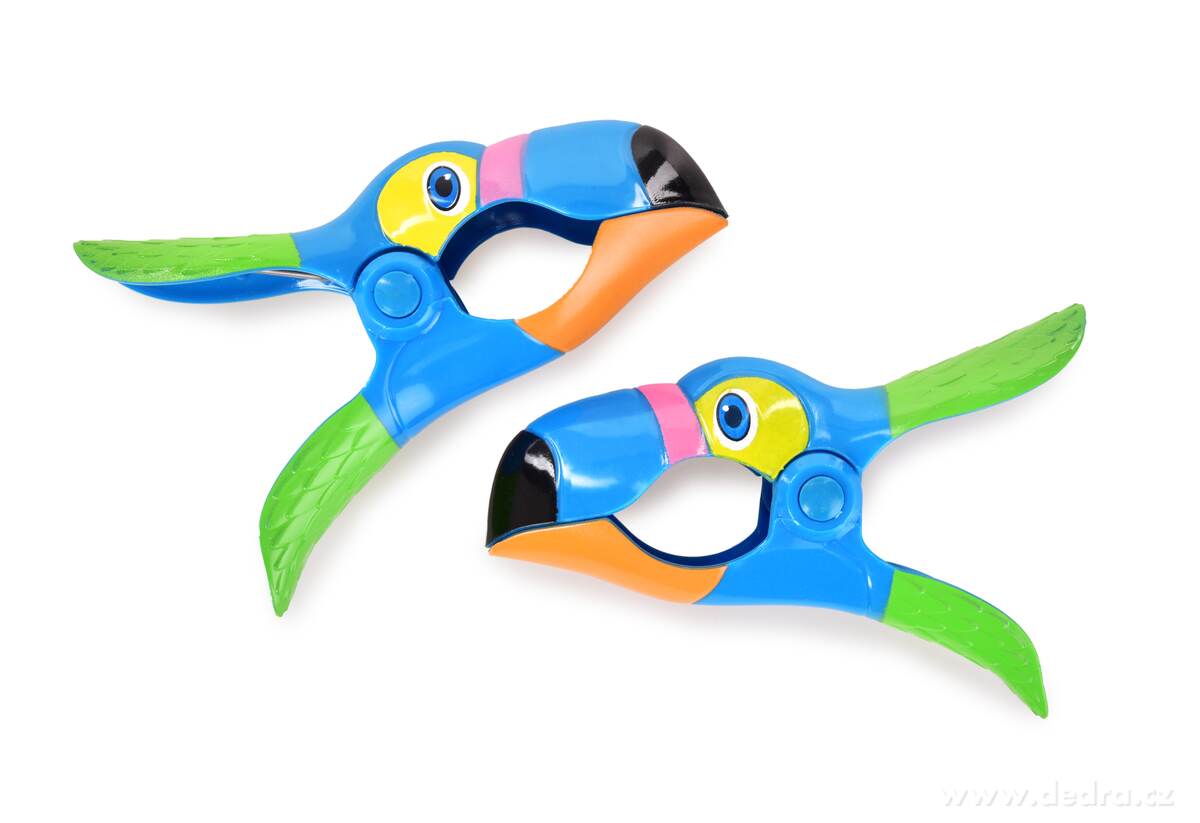 TUKAN PEPAN | 2 ks klipy na pl├í┼żov├ę osu┼íky & leh├ítka - hlavn├ş obr├ízek | Novinky | Grand M├│da