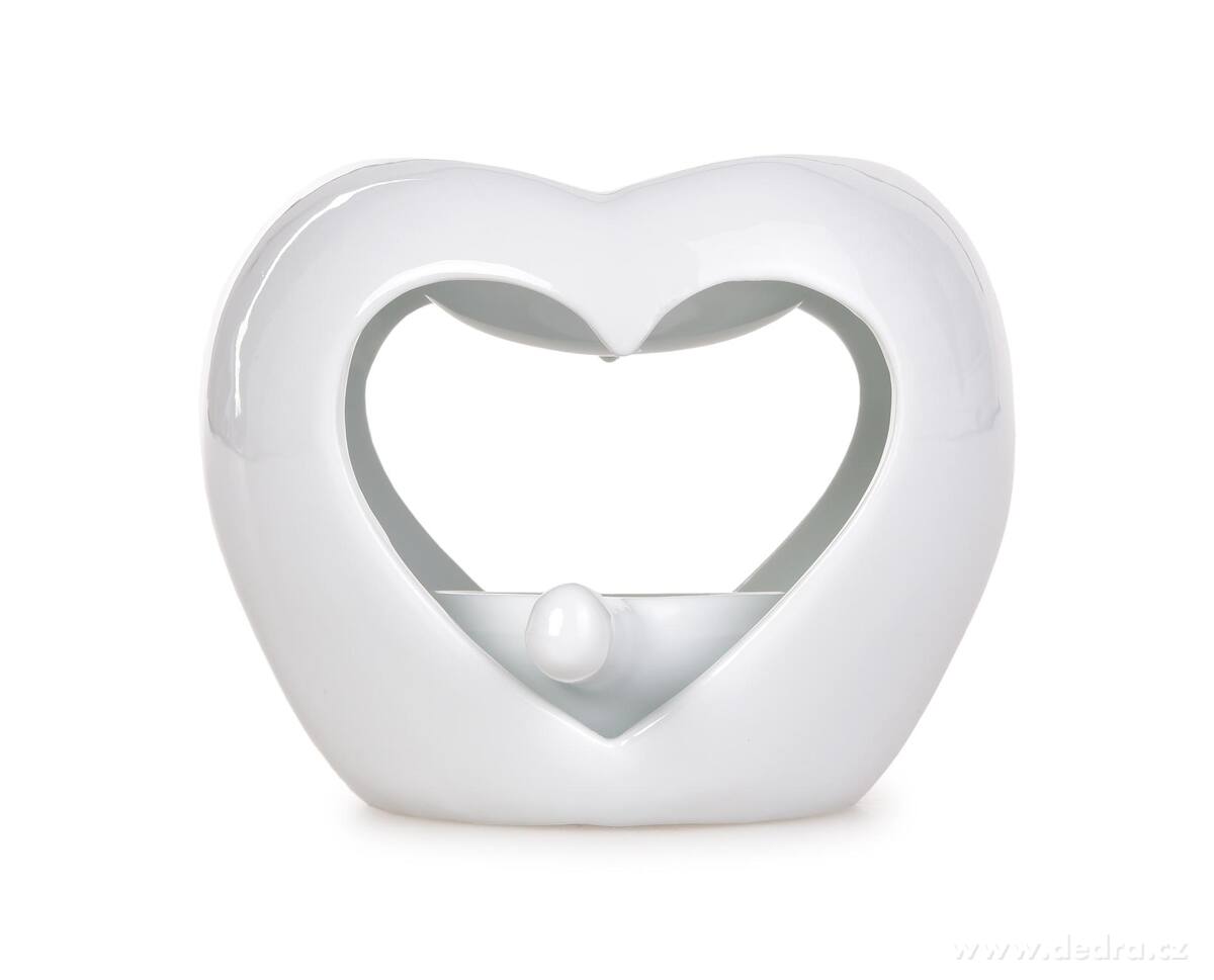 Keramick├í aromalampa ve tvaru srdce - obr├ízek 2 | Aromalampy | Grand M├│da