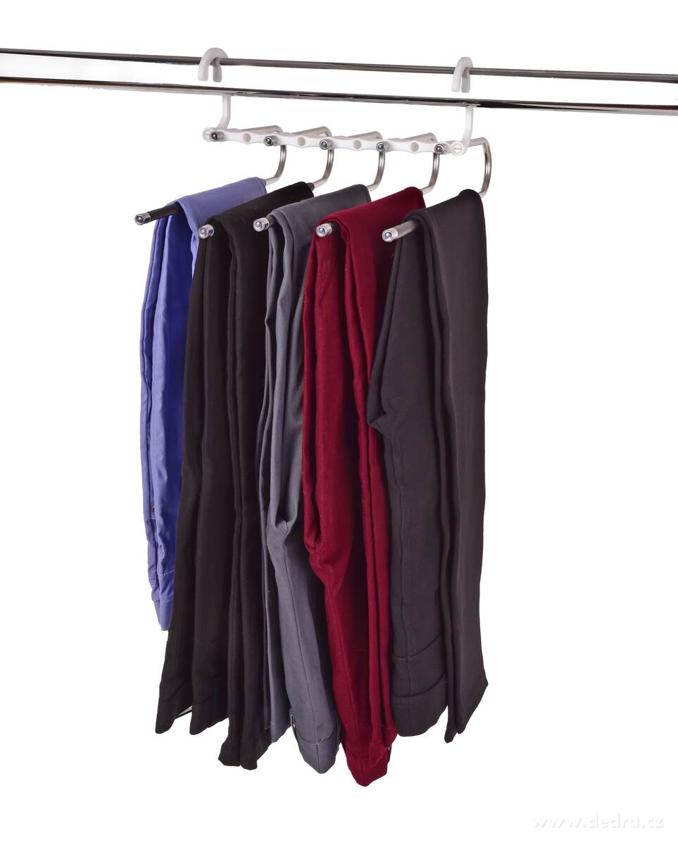 GENIUS | Teleskopick├ę ram├şnko na kalhoty | 5 ramen | ├║spora m├şsta v ┼íatn├şku - hlavn├ş obr├ízek | V─Ť┼í├íky a ram├şnka | Grand M├│da