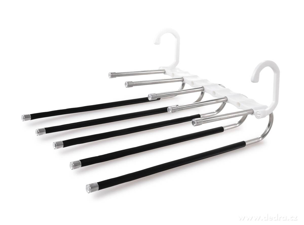 GENIUS | Teleskopick├ę ram├şnko na kalhoty | 5 ramen | ├║spora m├şsta v ┼íatn├şku - obr├ízek 3 | V─Ť┼í├íky a ram├şnka | Grand M├│da